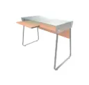 Escritorio para Computadora Xtech| Tope de Vidrio Templado | Bandeja para Teclado | Gaveta | Color Sicomoro