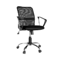 Silla Ejecutiva Verona Xtec| Respaldo de Malla | Altura Ajustable | Base Cromada | Negra