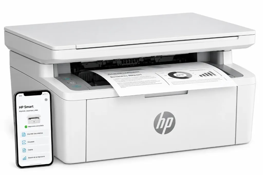 Impresora Multifuncional HP LaserJet MFP M141w | Láser Monocromática | WiFi | 20 PPM | USB 2.0