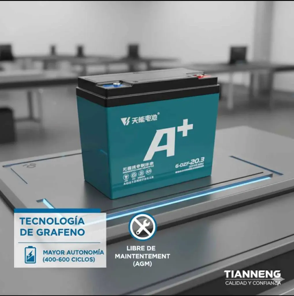 [bat9003] Batería Tianneng A+ (12V 20.3Ah) para Pasola Eléctrica
