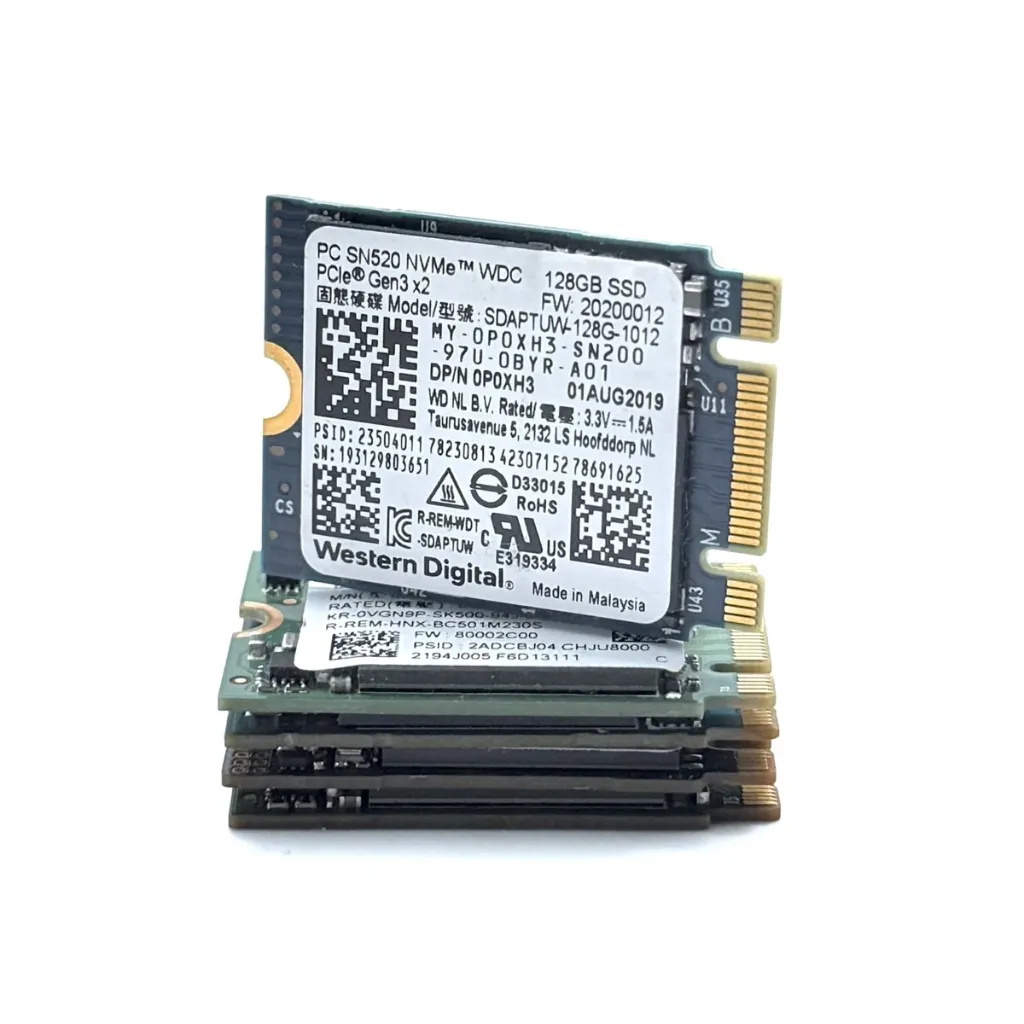 SSD M.2 NVMe 128GB – Marcas Variadas