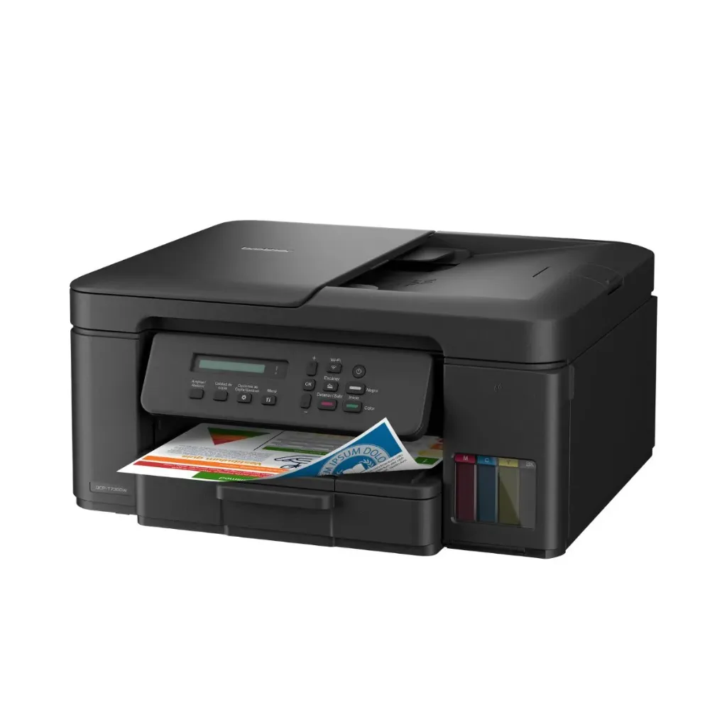 [T730DW] Impresora Multifuncional Brother DCP-T730DW | Sistema de Tinta Continua | Wi-Fi | Dúplex Automático | Copia y Escaneo