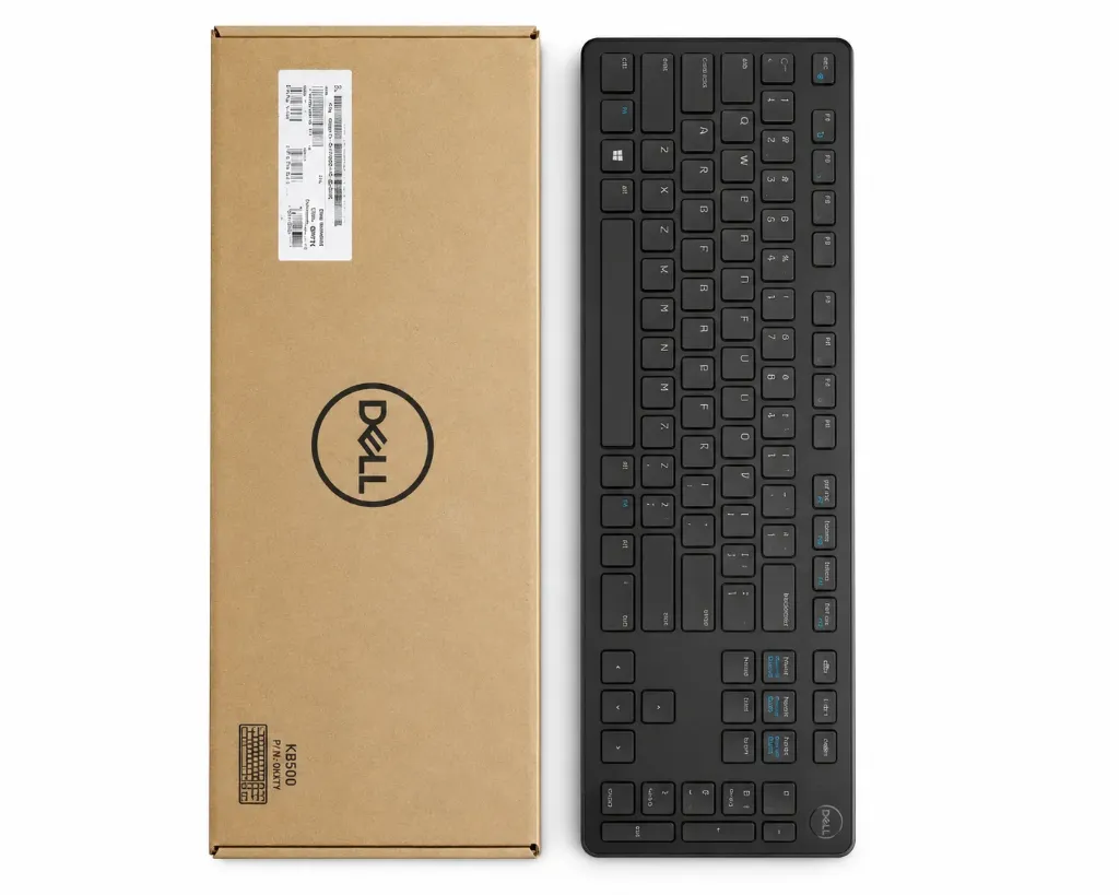 Teclado Dell KB216-BK-US | USB | Inglés (US) | Teclado Multimedia de Tamaño Completo | Negro