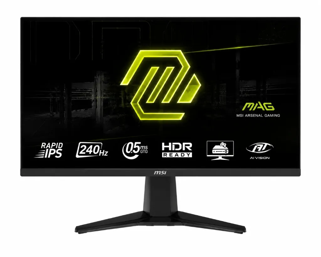 Monitor Gaming MSI MAG 245F X24 24" | Full HD | Rapid IPS | 240Hz | HDR | DisplayPort | HDMI