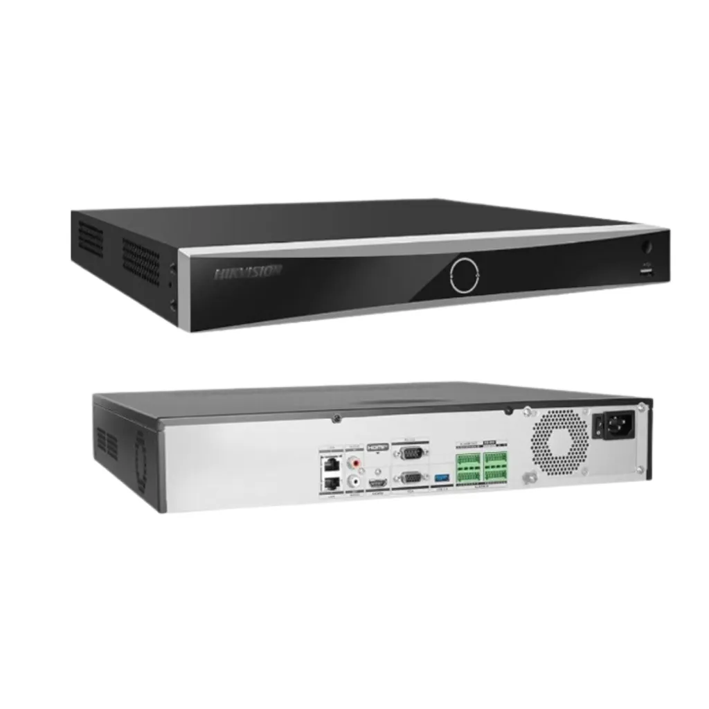 [HIK-DS7732NXIK416P] NVR Hikvision AcuSense 32 Canales 4K, 16 PoE, 4 SATA – DS-7732NXI-K4/16P