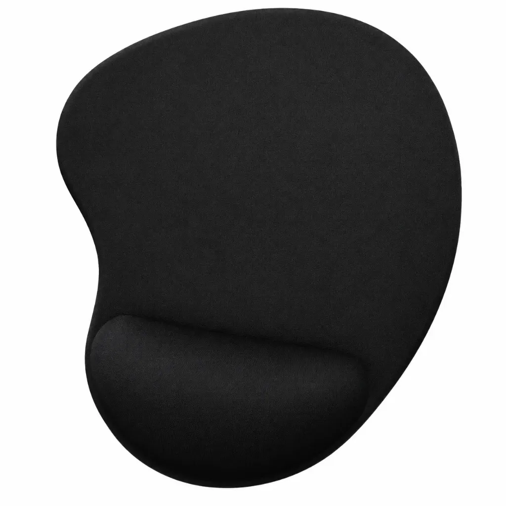 Mouse Pad Klip Xtreme con Gel | Reposamuñecas Ergonómico | Negro | AC260KLX01