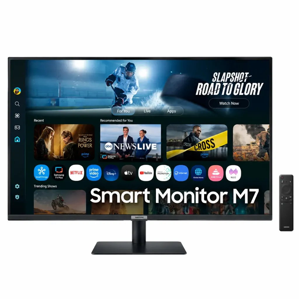 Monitor Samsung Smart M70F 32" | HDMI | USB | USB-C | 4K | Negro