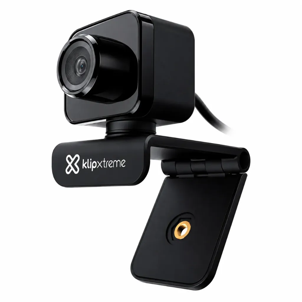 Cámara Web Klip Xtreme CamCom 2K QHD | 3.7MP | Micrófono Integrado | Ángulo de Visión 80°