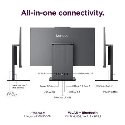 All-in-One Lenovo 23.8" – Lenovo IdeaCentre AIO 3 F0HR000BUS (Luna Gray.webp