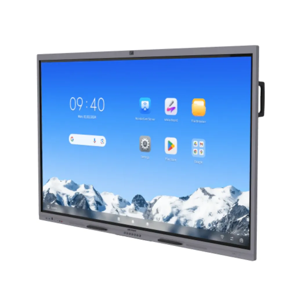 Pantalla Interactiva Hikvision DS-D5C86RBB2L  86 4K UHD  Android 14  8GB RAM  128GB ROM  Wi-Fi 6.webp