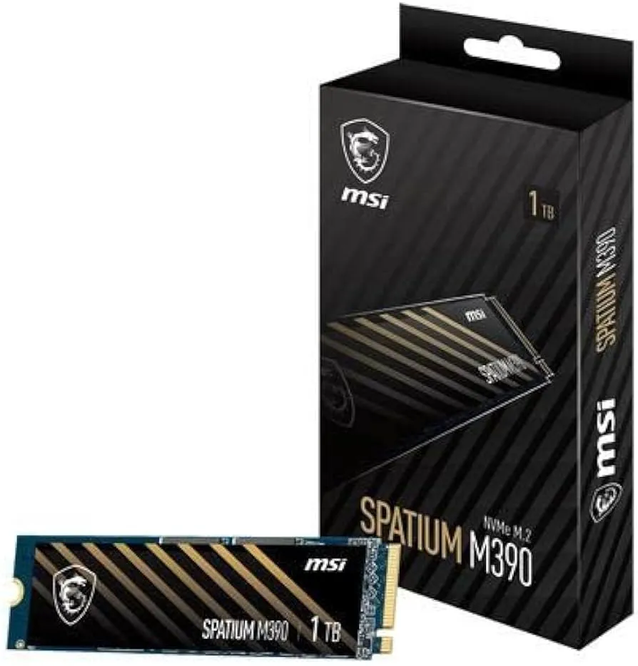 DISCO DURO 1TB SSD NVME M.2 MSI M370 PCIE GEN3X4 1.3 3D NAND 1600 TBW.webp