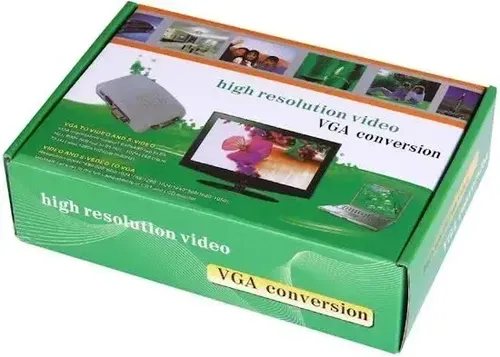 ADAPTADOR CONVERTIDOR VGA S- VIDEO A VGA CAJA VERDE.webp