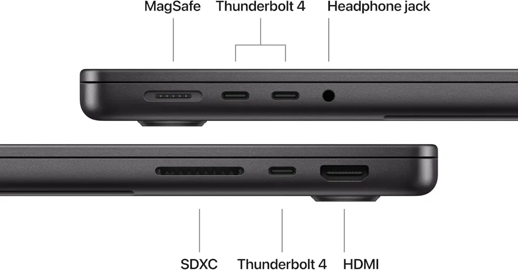 Apple MacBook Pro 2025 con chip Apple M5 (14 pulgadas, 16 GB de RAM, 512 GB de almacenamiento SSD) negro espacial (renovado)3.webp
