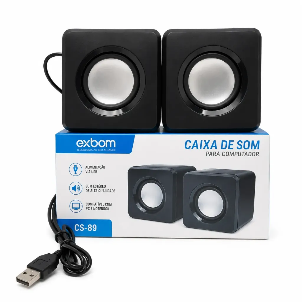 Bocina USB HTLVision E-02A | Audio para PC y Laptop
