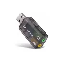 Adaptador de Sonido USB Agiler AGI-1130 | Audio 5.1 | USB a Jack 3.5 mm | Plug & Play