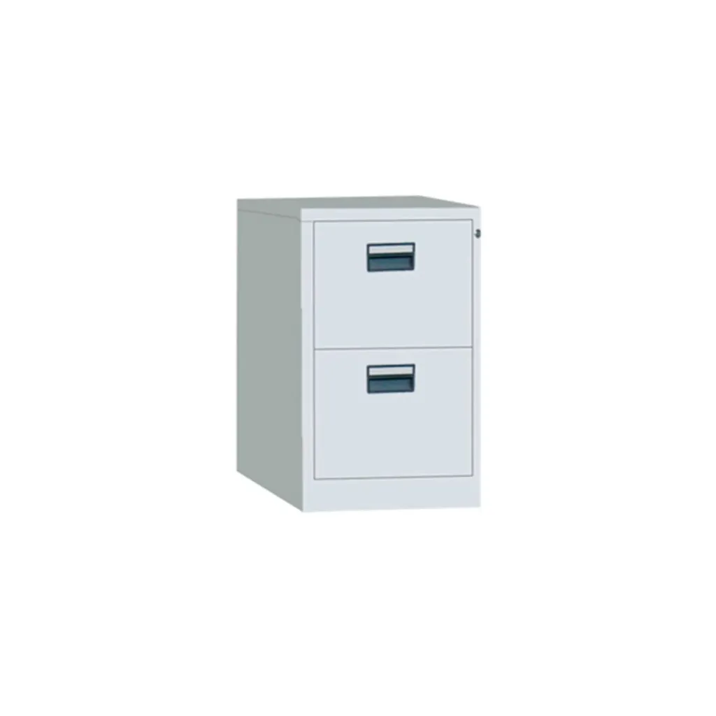 Archivo Metálico Importado Premium | 2 Gavetas | Color Gris | Archivador para Oficina