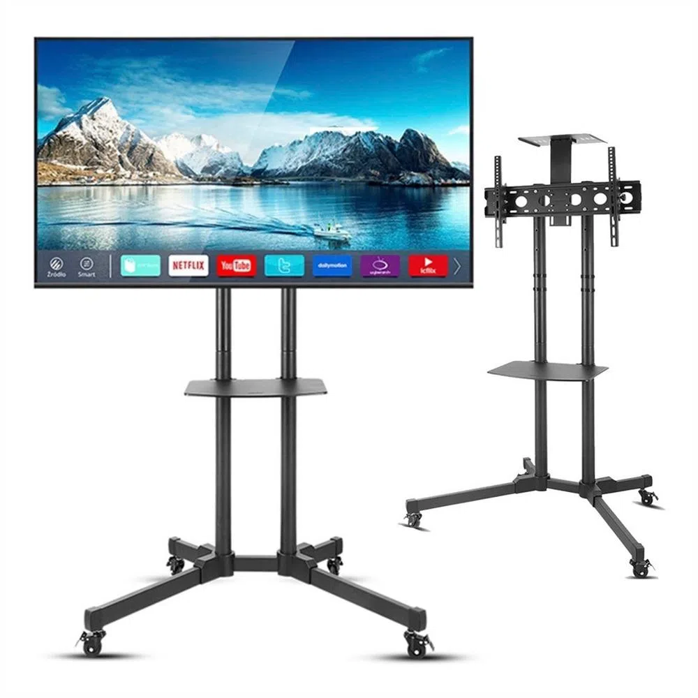 [1005267] Base Móvil para Pantallas Interactivas 32"–75" | Soporte con Ruedas | Carga 50 kg | VESA 600 × 400