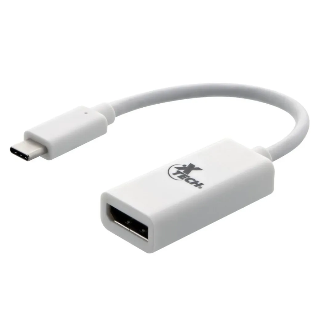 [XTC-555] ADAPTADOR CON CONECTOR USB TIPO-C MACHO A DISPLAYPORT HEMBRA