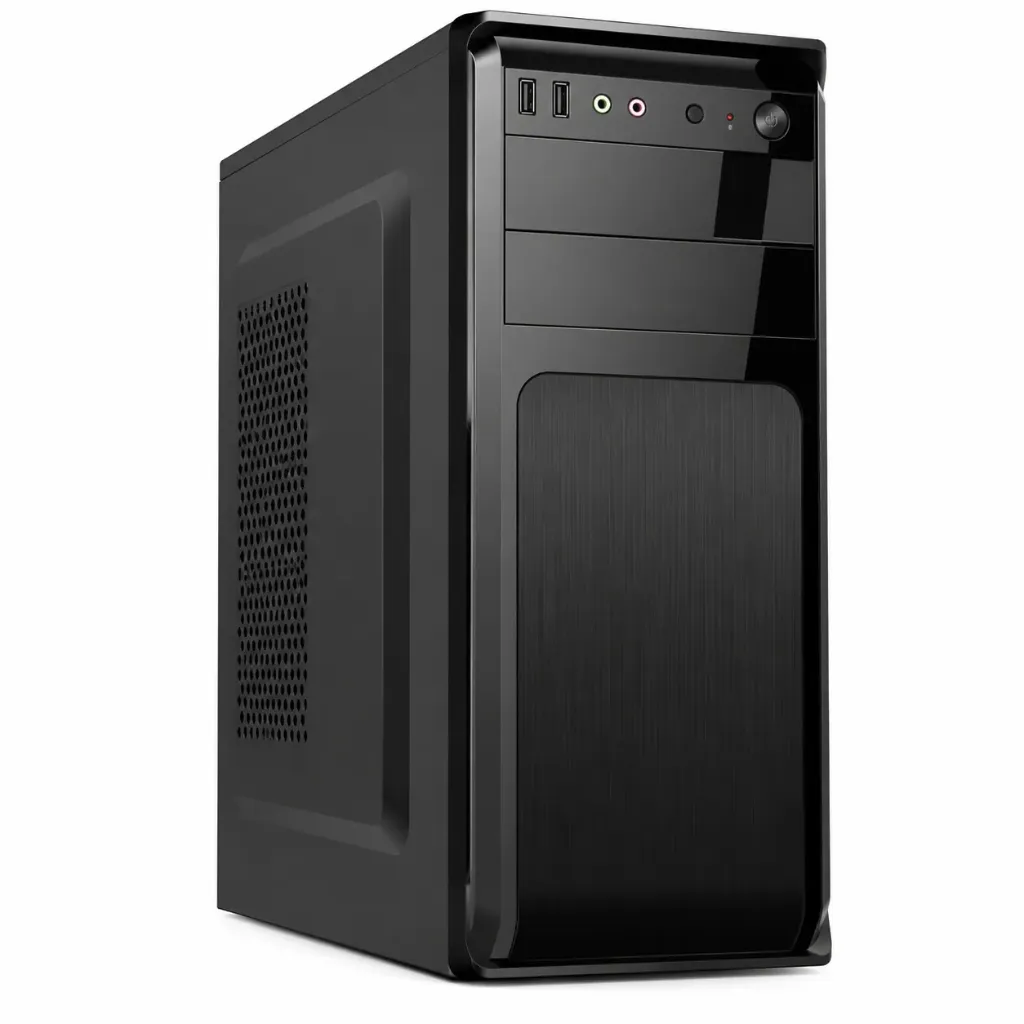 Case ATX CS512GNC12 Mid Tower | Fuente 600W | ATX / Micro-ATX | Negro