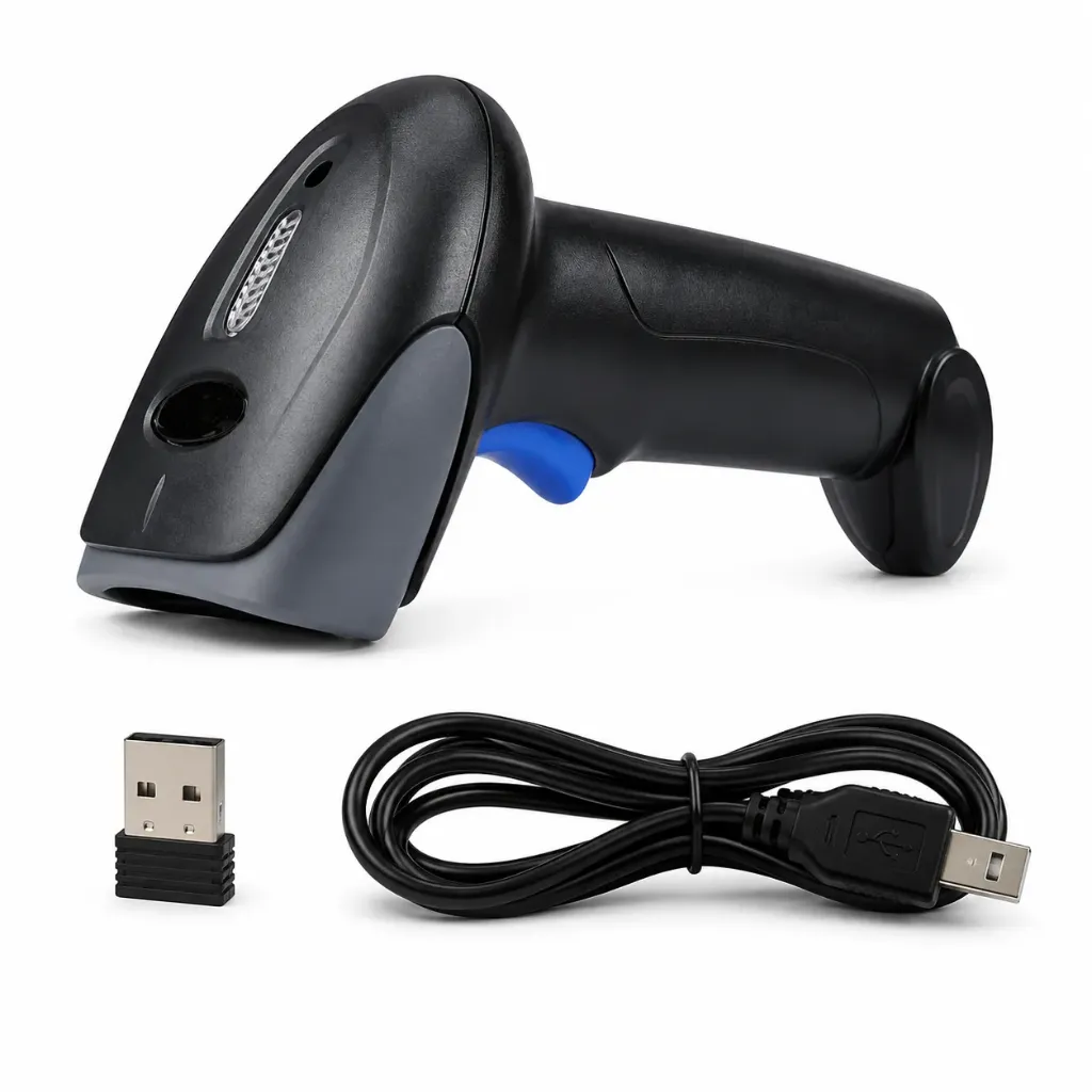 Scanner de Código de Barras Inalámbrico Agiler SW3000S | 1D/2D/QR | 2.4GHz | USB | Base Incluida