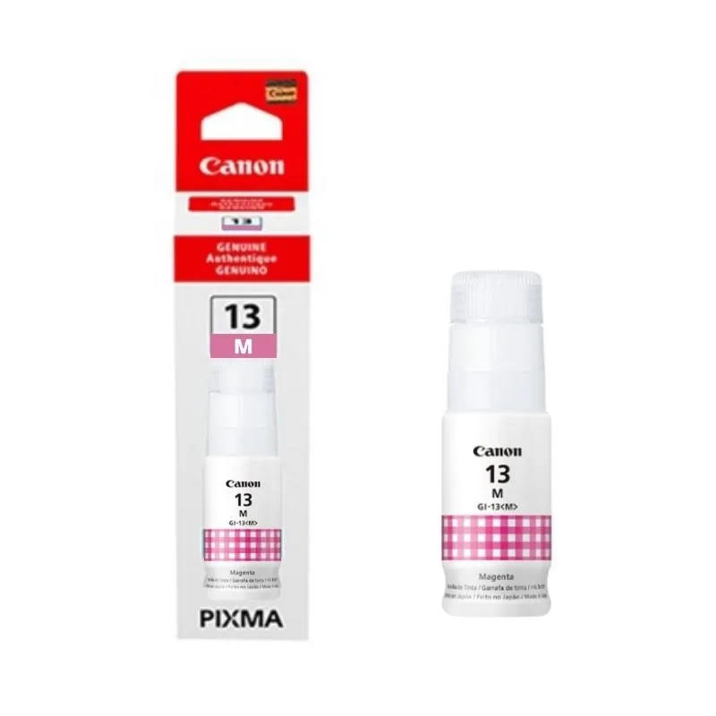 [AS008CAN68] TINTA CANON GI-13 MAGENTA ORIGINAL PARA PIXMA G510, G610
