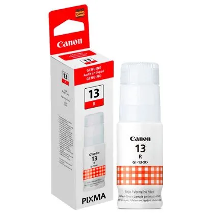 [AS008CAN72] TINTA CANON GI-13 ORIGINAL RED PARA G510, G610