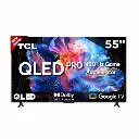 Smart TV TCL 55” QLED 77 Google TV 4K UHD con WiFi y Control de Voz
