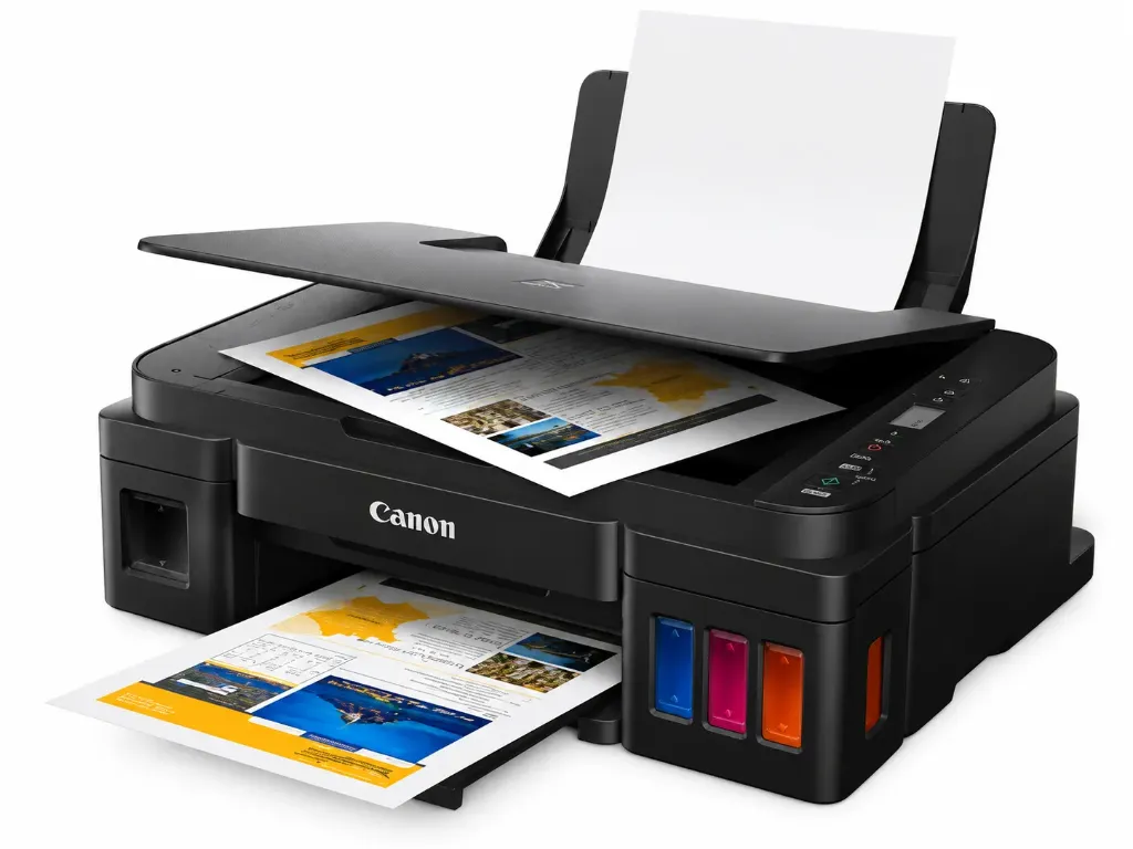Impresora Multifuncional Canon PIXMA G2110 | Tinta Continua | Imprime, Copia y Escanea | Color