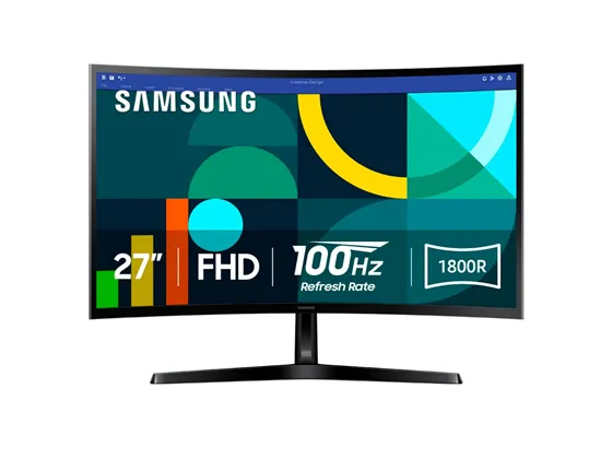 [LS27D366GANXZA] Monitor samsung 27 pulgadas gaming curvo fhd 100 hz