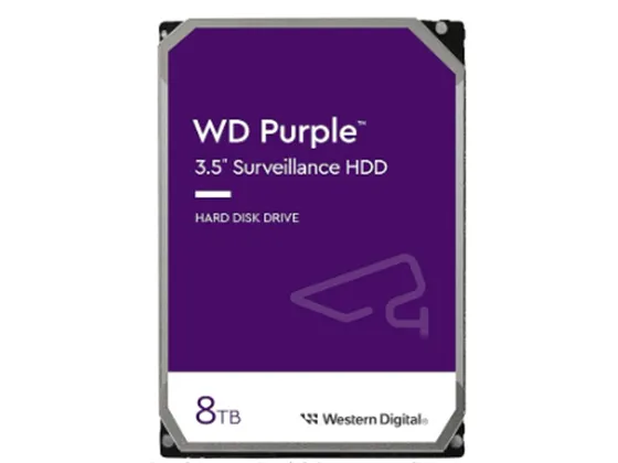 [WD85PURZ] DISCO DURO 8TB P/VIDEOVIGILANCIA WD 8TB