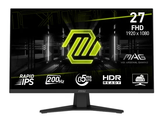 Monitor MSI MAG 274F 27" | Full HD | Rapid IPS | 200Hz | 0.5ms