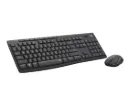 Combo Logitech MK295 Silent Wireless | Teclado y Mouse Inalámbricos | USB | Inglés | Negro