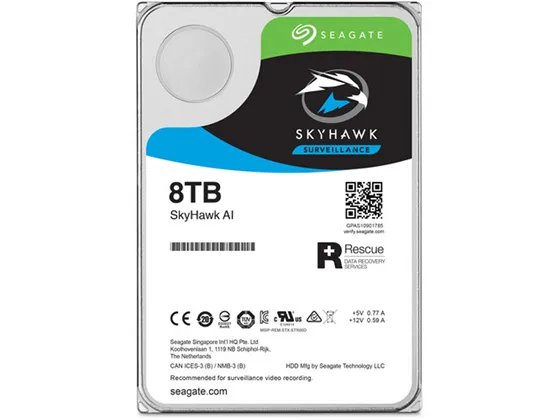 Disco Duro Seagate SkyHawk 8TB | 3.5" | SATA III | 7200 RPM | Para Videovigilancia