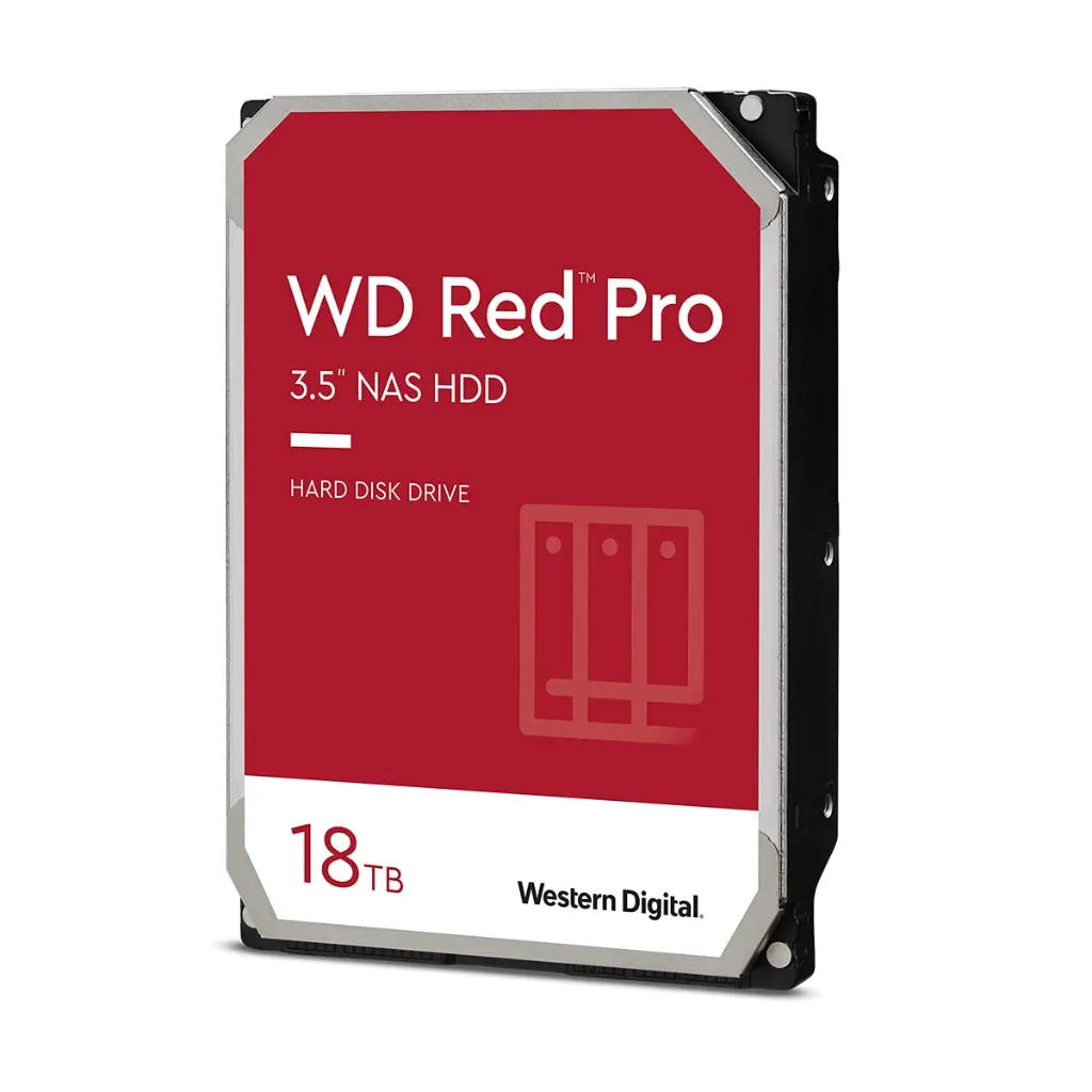 Disco Duro WD Red Pro 18TB SATA 3.5" WD181KFBX | NAS Enterprise 7200 RPM NASware