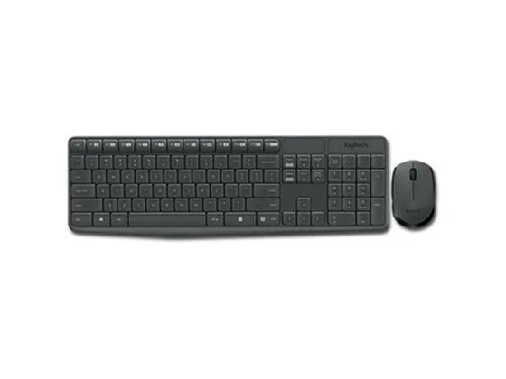 Combo Teclado y Mouse Inalámbrico Logitech MK235 | Español | USB 2.4 GHz | Alcance de 10 m | Cifrado AES 128-bit
