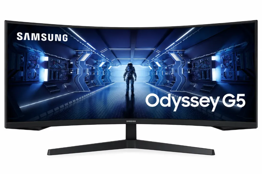 Monitor Gaming Samsung Odyssey G5 34" Curvo | UWQHD | 165Hz | 1ms | FreeSync Premium