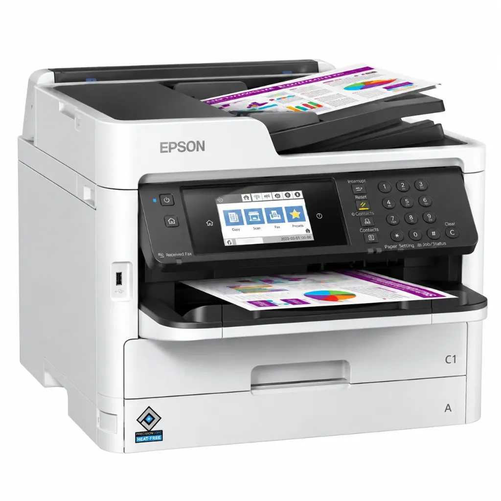 Impresora Multifuncional Epson WorkForce Pro WF-C5810 | Color | Wi-Fi | Ethernet | Dúplex Automático