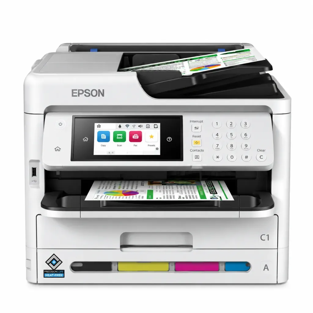 mpresora Multifuncional Epson WorkForce Pro WF-C5890 | Color | 25 PPM | Wi-Fi | Ethernet | Dúplex Automático