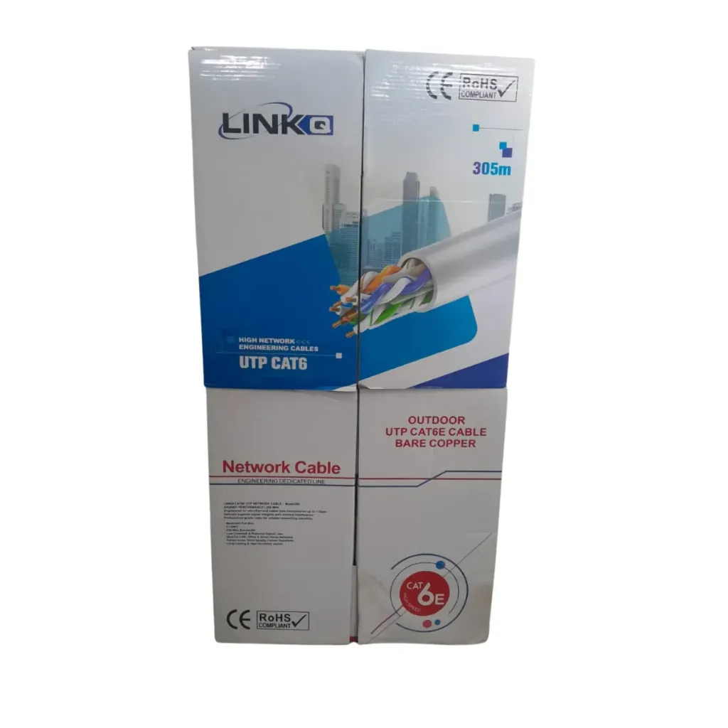 Cable de red Link-Q CAT6E 100% COBRE