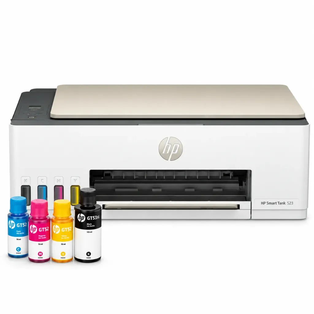 Impresora HP Smart Tank 523 All-in-One | Sistema de Tinta Continua | Imprime, Copia y Escanea