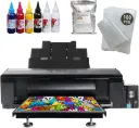 Impresora DTF L1800 para Transferencia Textil – Kit con Tintas y Film PET